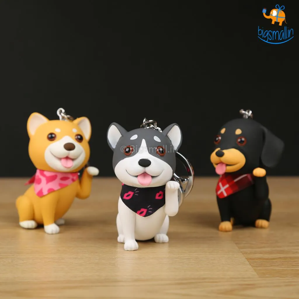 3D Doggo Keychain