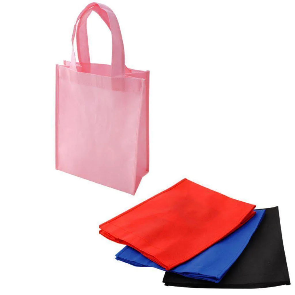 50 Lot Plain Gift Gifts Presents Bag Bags Totes W/Gusset 8inch X 10inch Wholesale Bulk