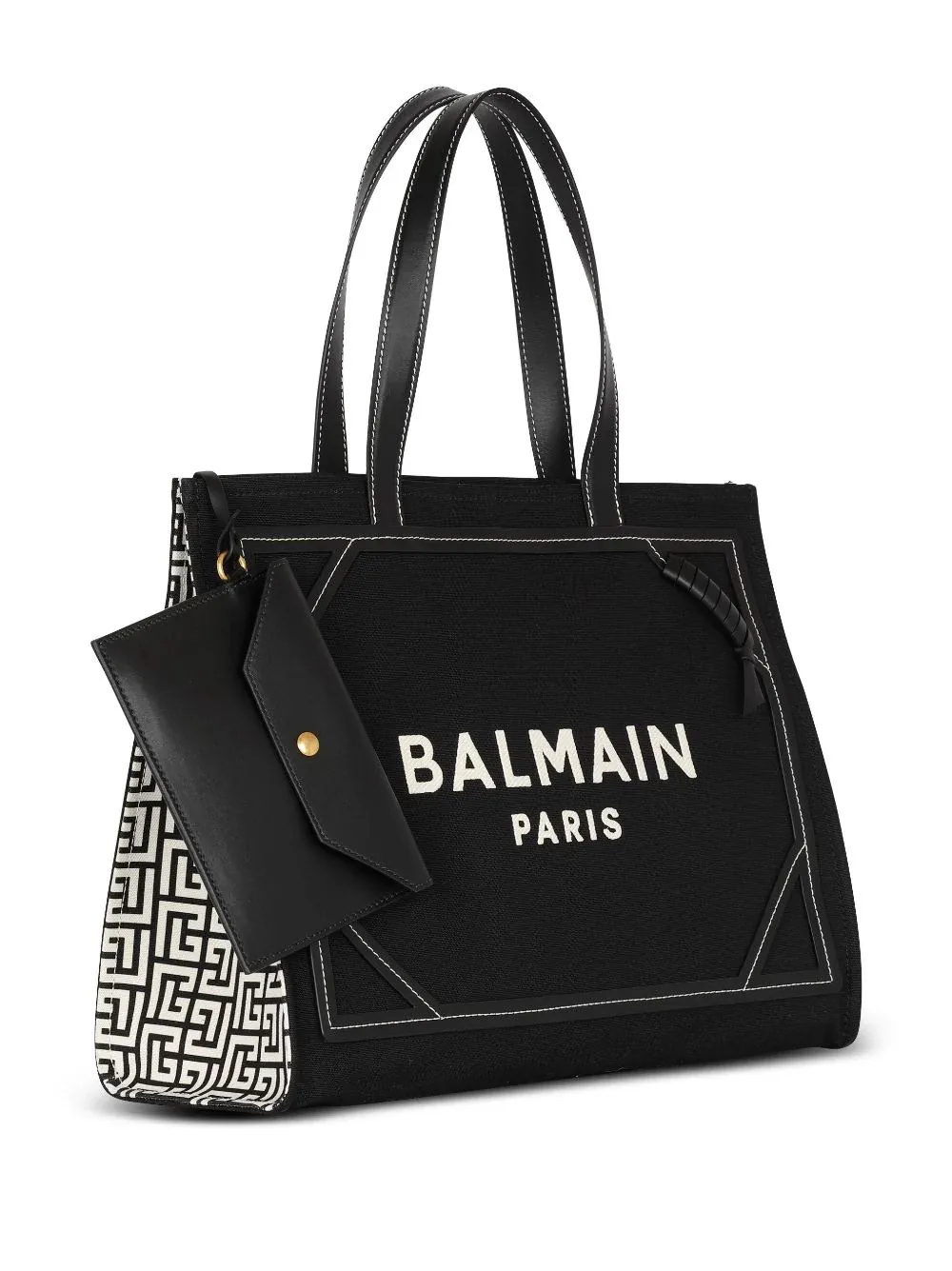 B-Army Shopper Medium-Monogram