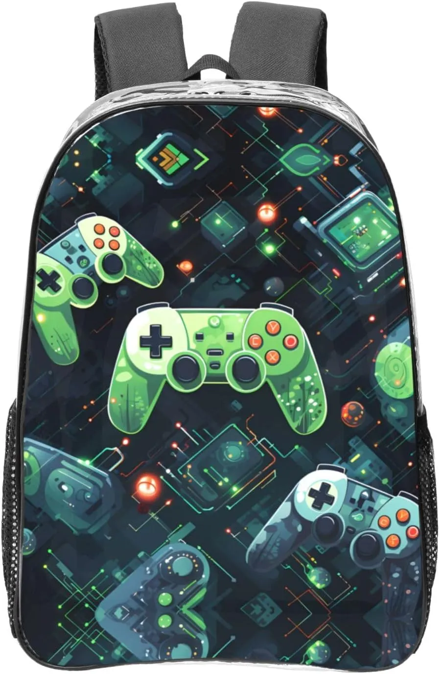 Gamepad Circuit Version Large capacity backpack, large capacity black edge backpack,