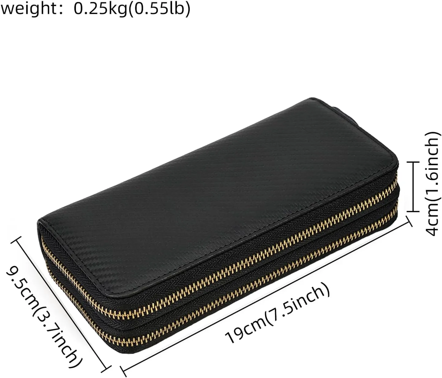 Genuine Leather Long Wallet for Men, Large Capacity Purse Clutch Bag Handbag Checkbook Cash Credit Cards Phone Holder