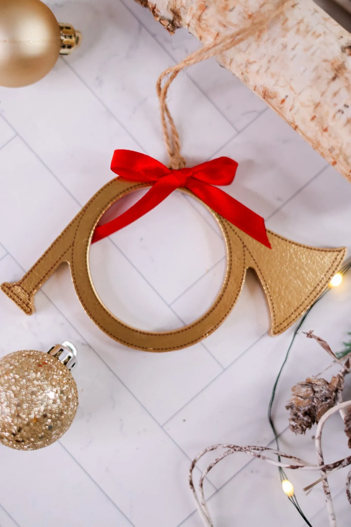 Golden Musical Icon Ornaments (3 Styles) FINAL SALE
