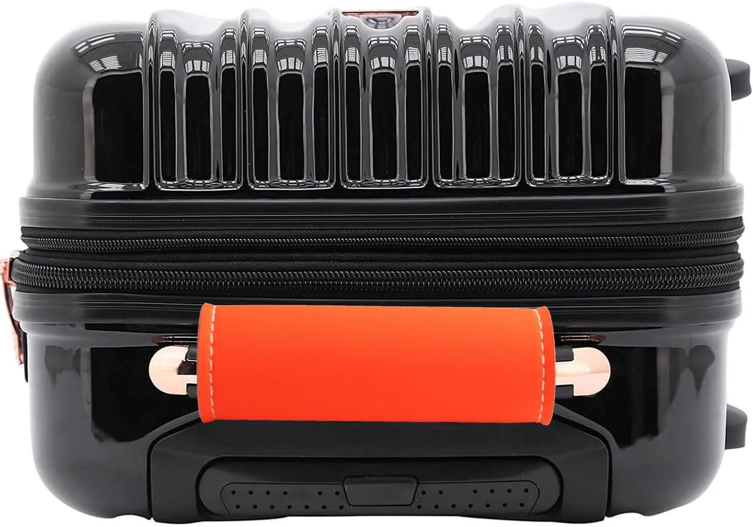 Luggage Handle Wrap-5 Pack Luggage Handle Wraps for Suitcase/Carry on/Bag/Car Neon Luggage Identfiers Travel Accessories for Luggage (Neon Orange)