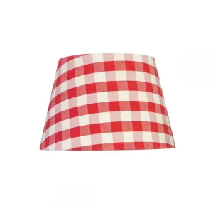 Poppy Gingham Lampshade
