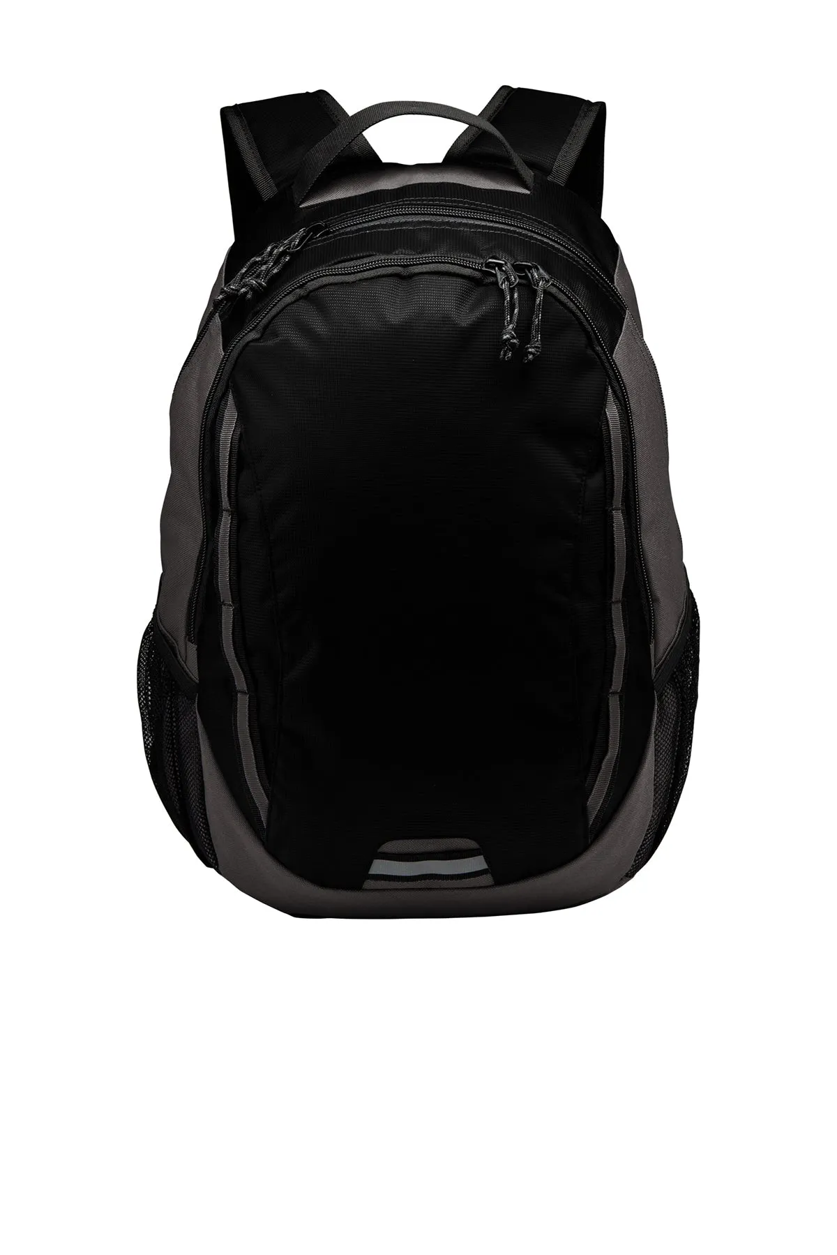 Port Authority Ridge Branded Backpacks, Black/ Dark Charcoal
