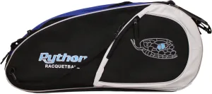 Python Deluxe "3R" (3 Racquet) Racquetball Bag Series (Black/Blue, Black/Red, Black/Yellow) Colors