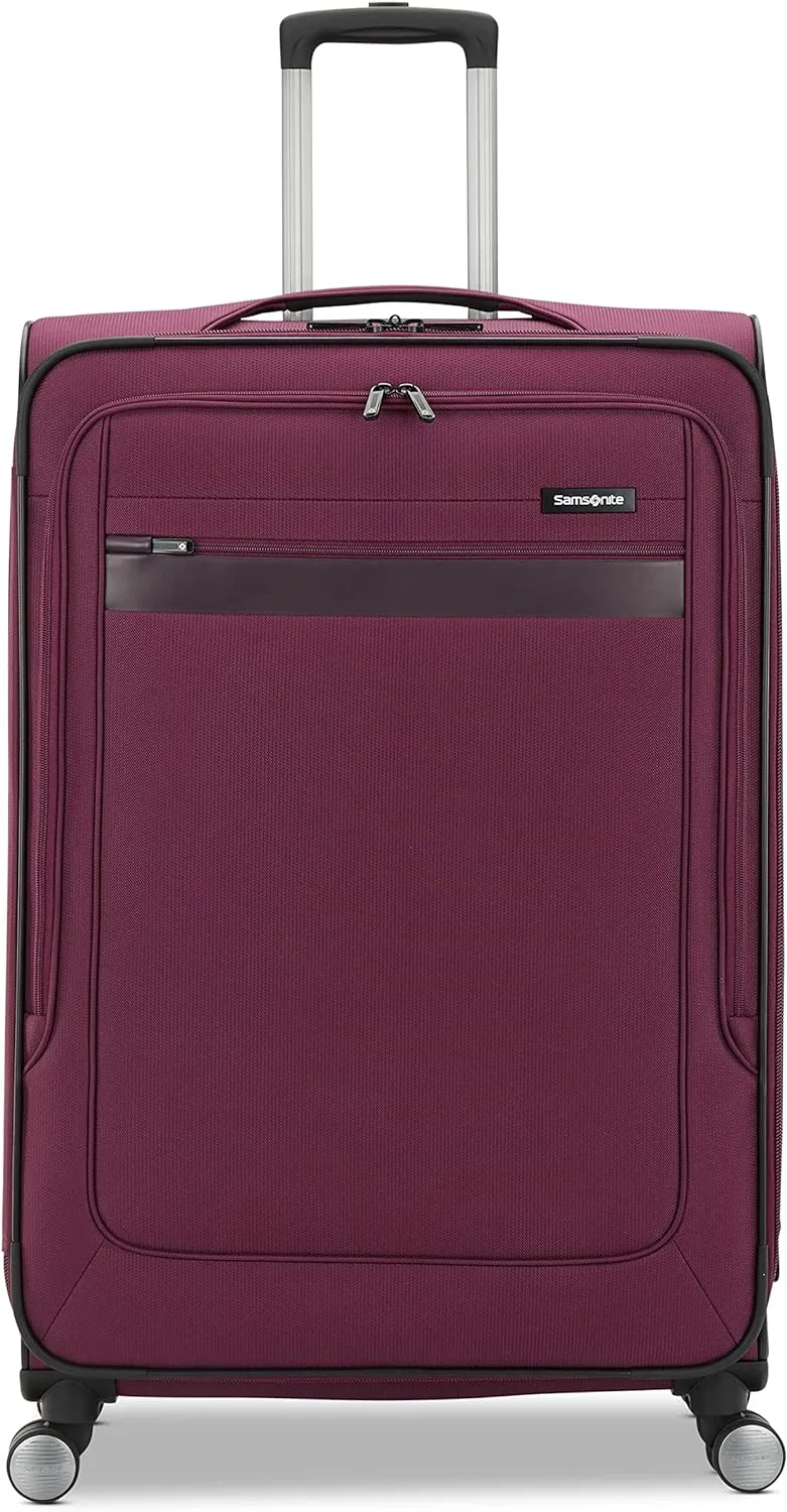 Samsonite Ascella 3.0 Softside Expandable Luggage with Spinner Wheels, CO EXP Spinner, Light Plum