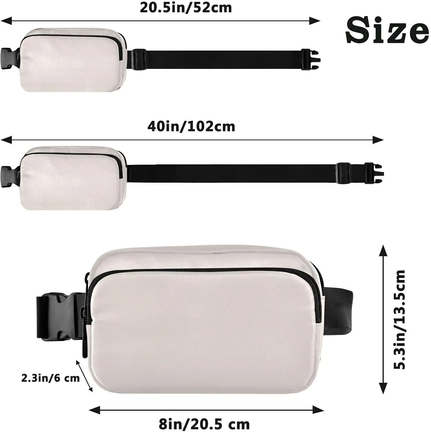 Seashell Fanny Packs for Women Men, Crossbody Bags Fashionable Running Waist Packs with Adjustable Strap for Traveling Seashell