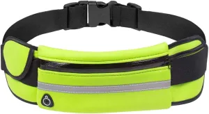 Slim Running Belt, Waterproof Fanny Packs for Women,Phone Holder for Running,Reflective Waist Bag for Men,Runners Belt Pouch,Money Belt,Waist Pack for Workout Running Travel Camping