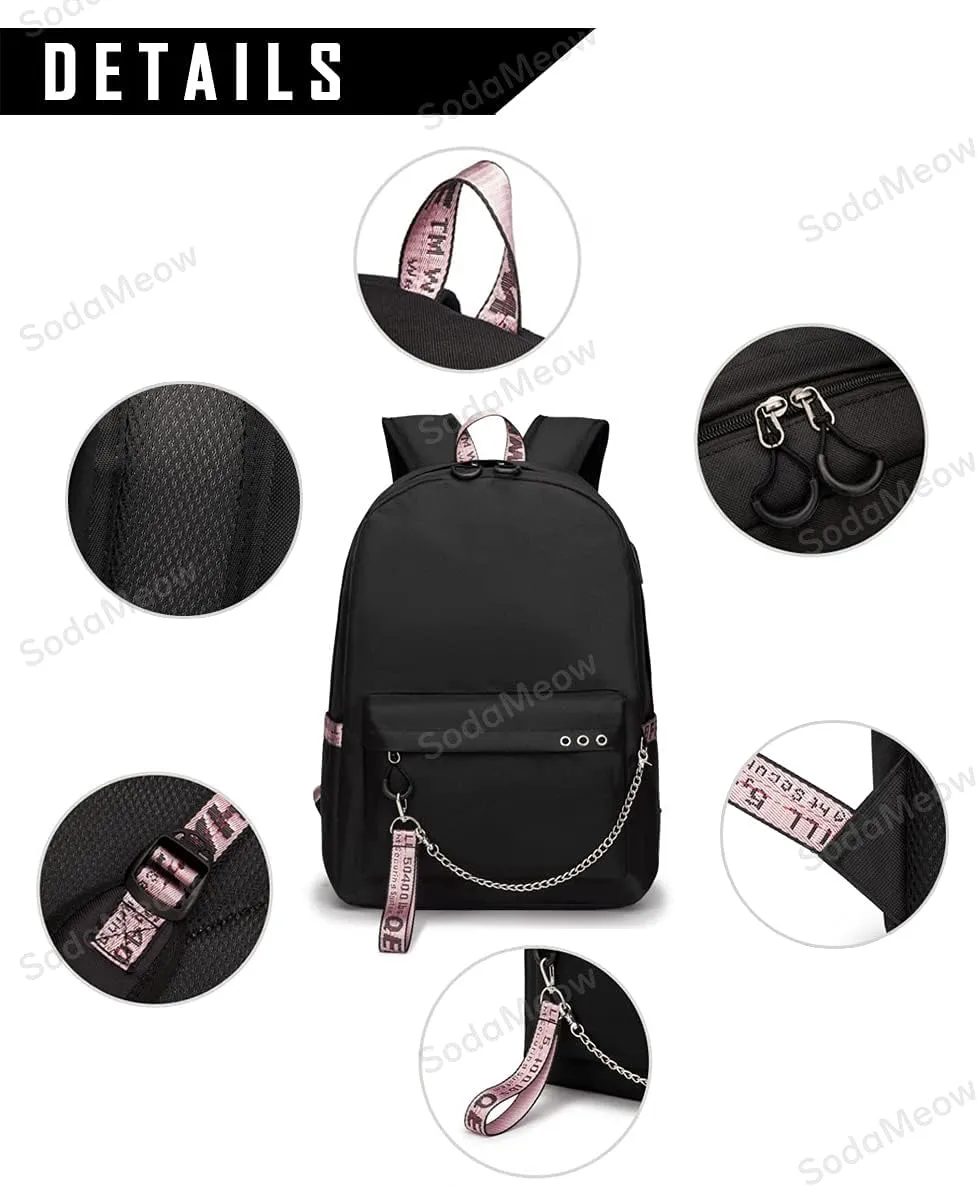 Solo Leveling Backpack Men Women Unisex Sung Jinwoo Rucksack Igris Anime Backpacks Casual (B03-)