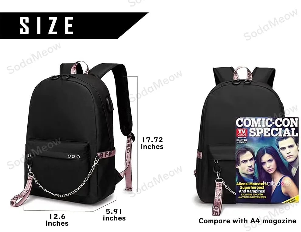 Solo Leveling Backpack Men Women Unisex Sung Jinwoo Rucksack Igris Anime Backpacks Casual (B03-)