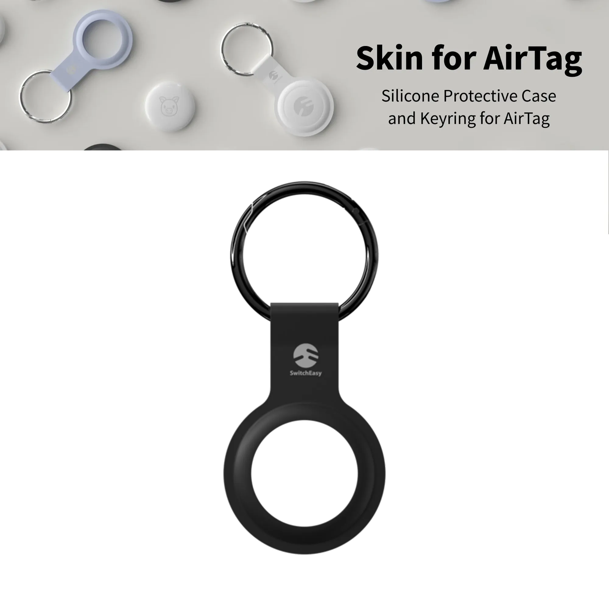 SwitchEasy Skin Case For AirTag - Exquisite Blue (Barcode: 4895241101342 )