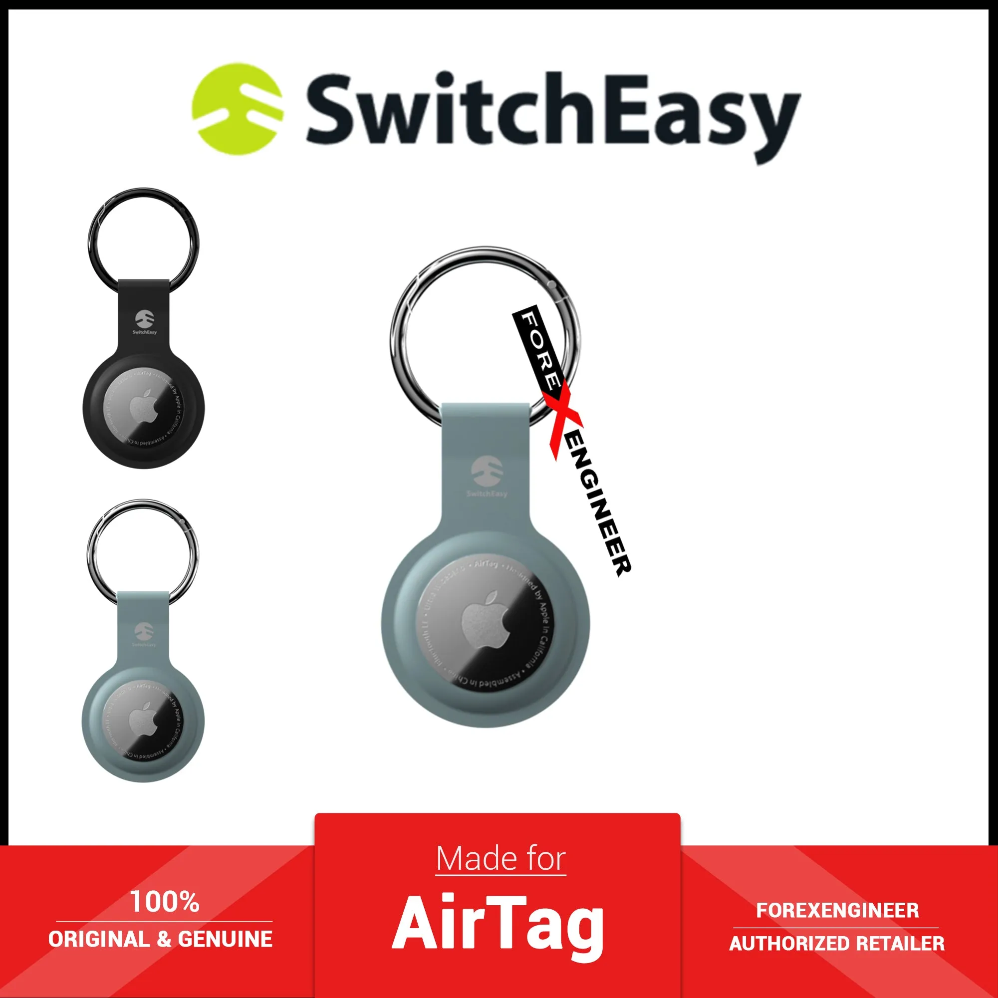 SwitchEasy Skin Case For AirTag - Exquisite Blue (Barcode: 4895241101342 )