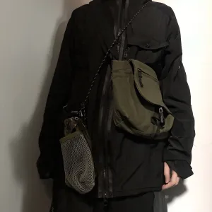 unzzy army green crossbody bag KF50093