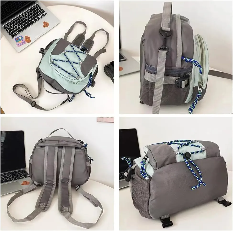 Waterproof Sling Backpack Crossbody Sling Bag for Women Men, Multipurpose Travel Hiking Adjustable Chest Bag Casual Daypack with Anti-theft Pocket