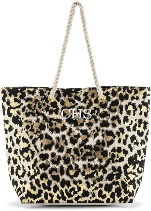 WEDDINGSTAR Personalized Extra-Large Cotton Canvas Fabric Beach Tote Bag